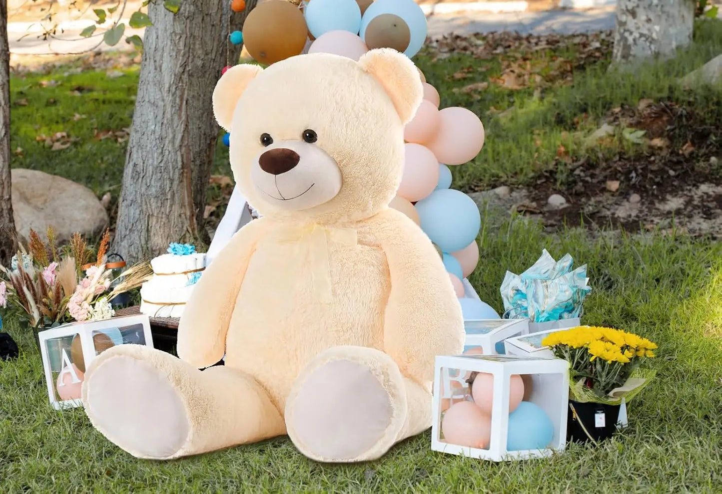 Giant Teddy Bear Stuffed , 4 Feet,51.8in Ideal Gift