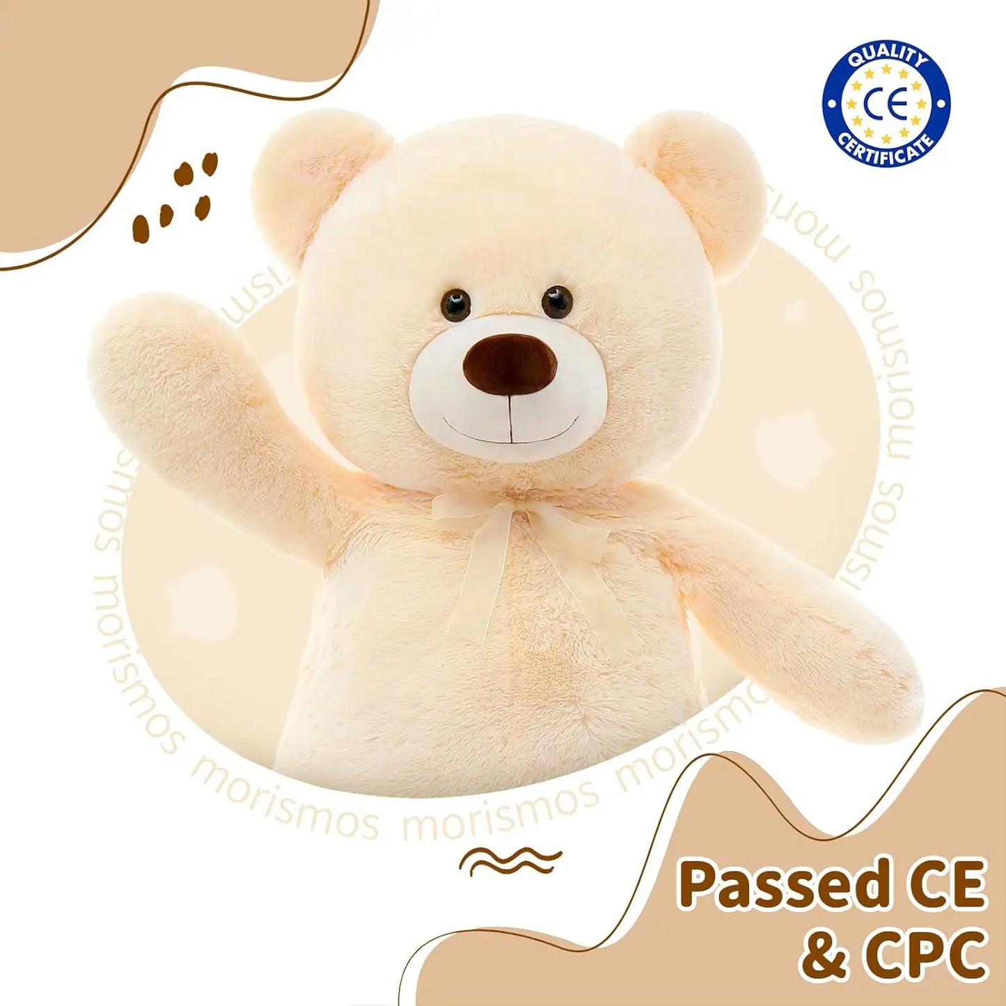 Giant Teddy Bear Stuffed , 4 Feet,51.8in Ideal Gift