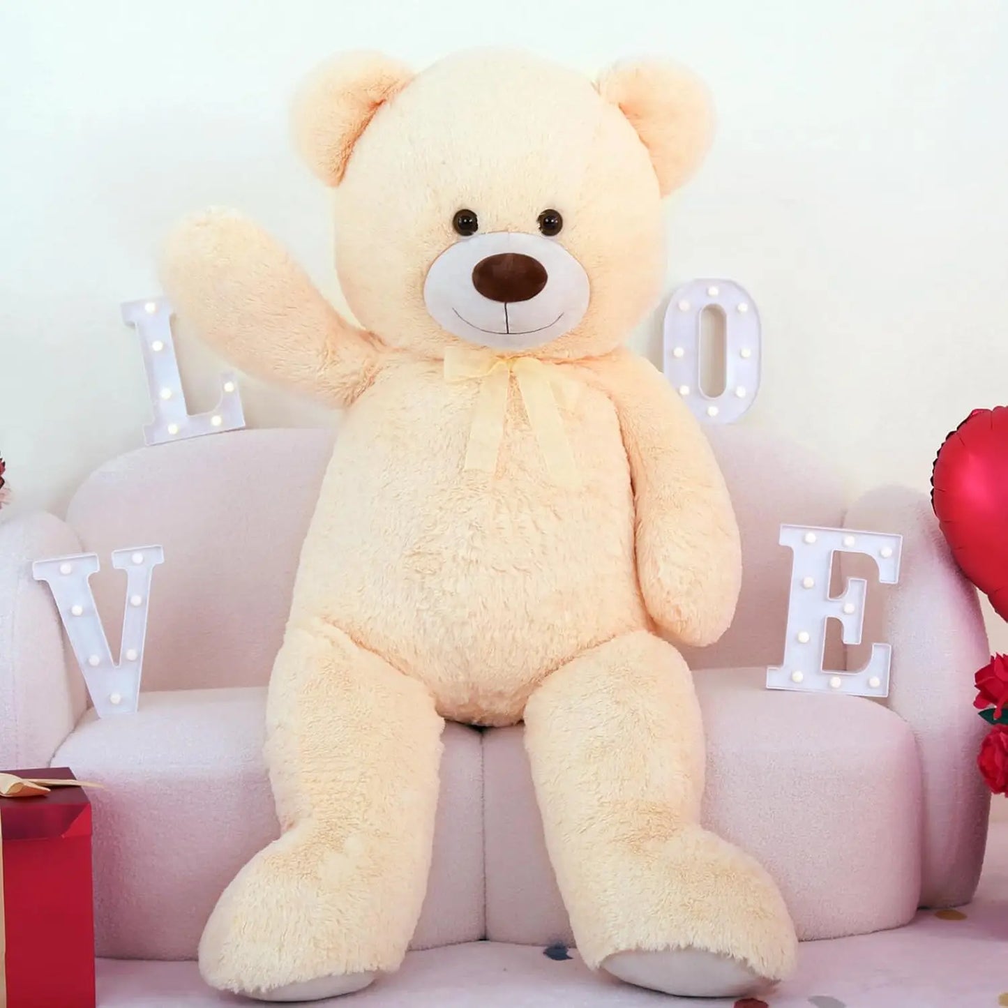 Giant Teddy Bear Stuffed , 4 Feet,51.8in Ideal Gift